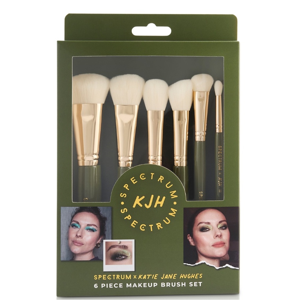 🆕 Spectrum x Katie Jane Hughes 6 Piece Makeup Brush Set - Picture 4 of 6